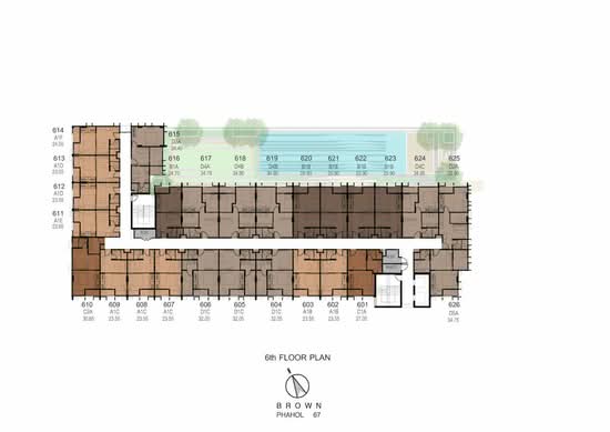 Brown Condo Phaholyothin 67 : บราวน์ คอนโด พหลโยธิน 67 - Site Plan
