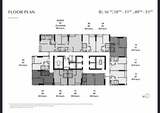 Park Origin Thonglor - Site Plan