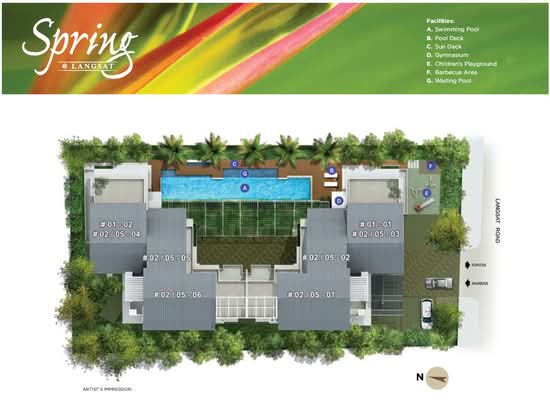 Spring @ Langsat - Site Plan