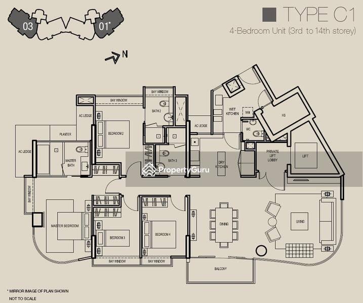 4 Bedroom Apartment