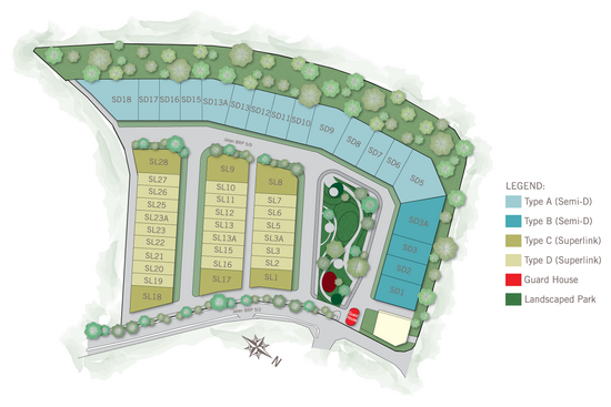 Kalista Park Homes - Site Plan - iProperty.com.my