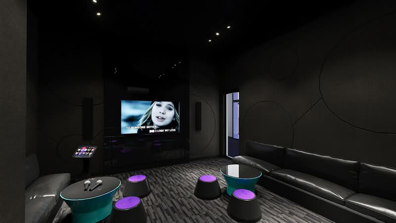 Service Residence for Rent at KR7 Residences - Suresh Kumar - Karaoke Room - PropertyGuru.com.my