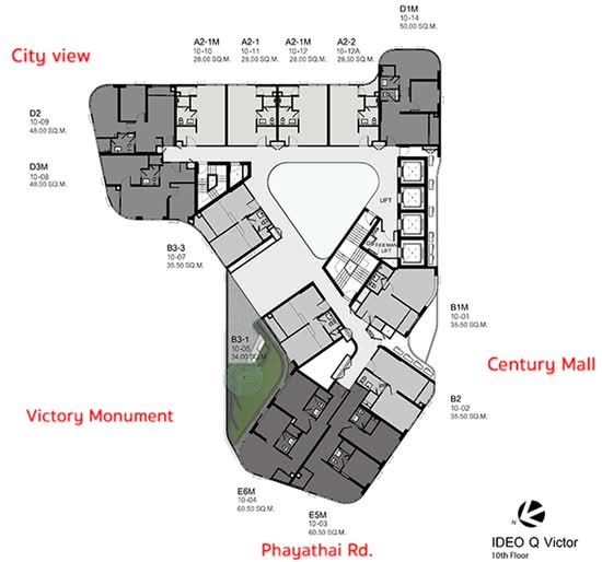 IDEO Q Victory : ไอดีโอ คิว วิคตอรี่ - Site Plan