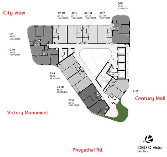 IDEO Q Victory : ไอดีโอ คิว วิคตอรี่ - Site Plan
