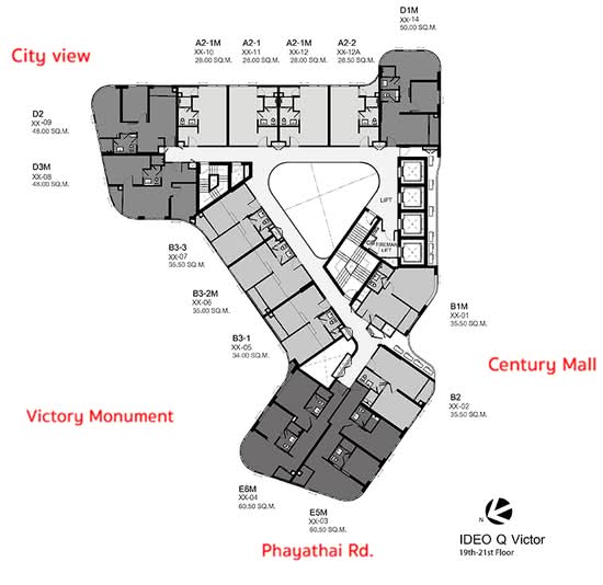 IDEO Q Victory : ไอดีโอ คิว วิคตอรี่ - Site Plan