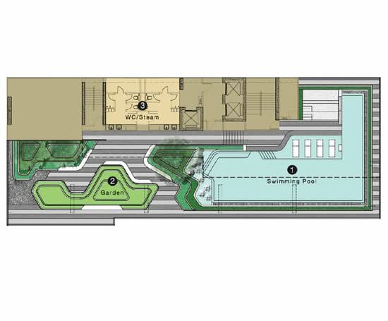 Knightsbridge Collage Sukhumvit 107 : ไนท์บริดจ์ คอลลาจ สุขุมวิท 107 - Site Plan
