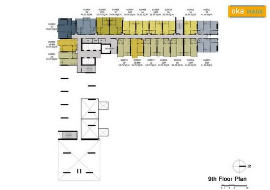 Oka Haus Sukhumvit 36 - Site Plan