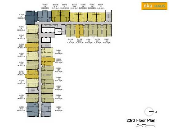 Oka Haus Sukhumvit 36 - Site Plan