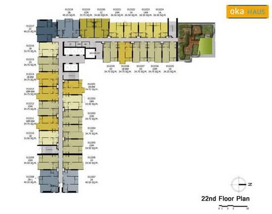 Oka Haus Sukhumvit 36 - Site Plan