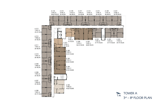 The Excel Hideaway Ratchada-Huai Khwang - Site Plan