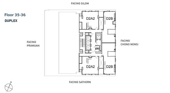 The Lofts Silom : เดอะ ลอฟท์ สีลม - Site Plan