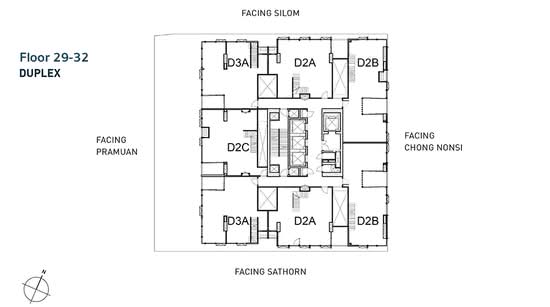 The Lofts Silom : เดอะ ลอฟท์ สีลม - Site Plan