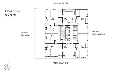 The Lofts Silom : เดอะ ลอฟท์ สีลม - Site Plan