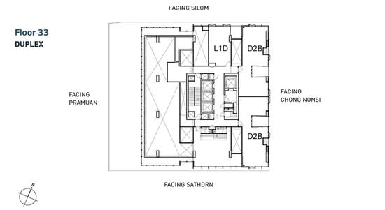 The Lofts Silom : เดอะ ลอฟท์ สีลม - Site Plan