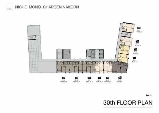 Niche Mono Charoen Nakorn : นิช โมโน เจริญนคร - Site Plan