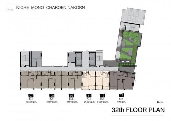 Niche Mono Charoen Nakorn : นิช โมโน เจริญนคร - Site Plan
