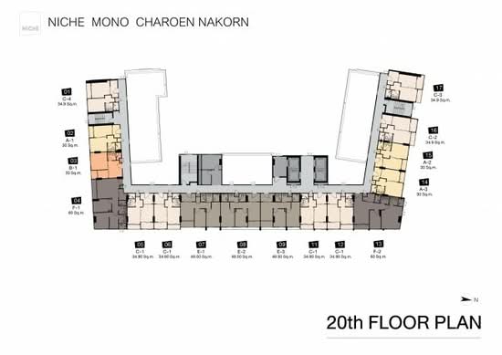 Niche Mono Charoen Nakorn : นิช โมโน เจริญนคร - Site Plan