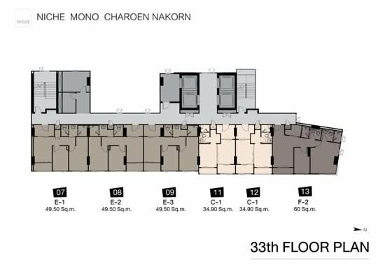 Niche Mono Charoen Nakorn : นิช โมโน เจริญนคร - Site Plan