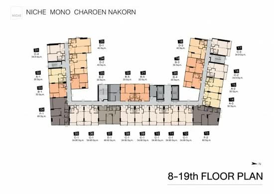 Niche Mono Charoen Nakorn : นิช โมโน เจริญนคร - Site Plan