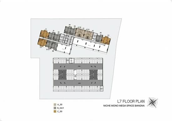 Niche Mono Mega Space Bangna : นิช โมโน เมกะ สเปซ บางนา - Site Plan