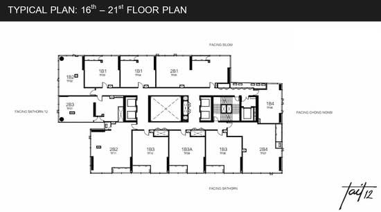Tait Sathorn 12 - Site Plan