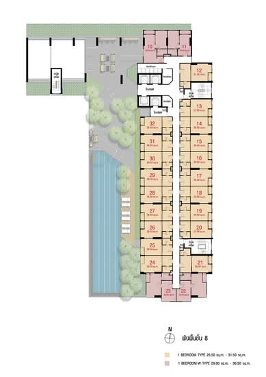 Lumpini Ville Phatanakan-Srinakarin : ลุมพินี วิลล์ พัฒนาการ–ศรีนครินทร์ - Site Plan
