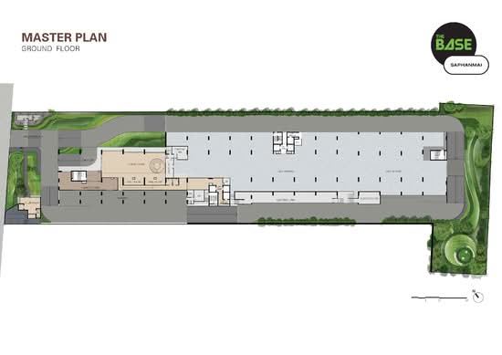 The Base Saphanmai : เดอะ เบส สะพานใหม่ - Site Plan