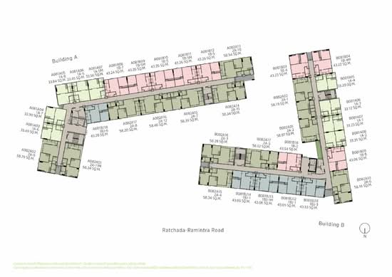 Chambers Cher Ratchada–Ramintra : แชมเบอร์ส เฌอ รัชดา-รามอินทรา - Site Plan