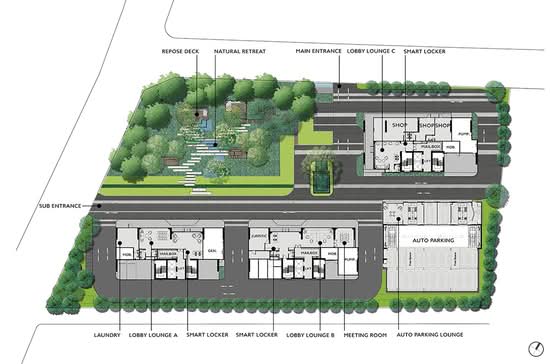 Modiz Sukhumvit 50 - Site Plan