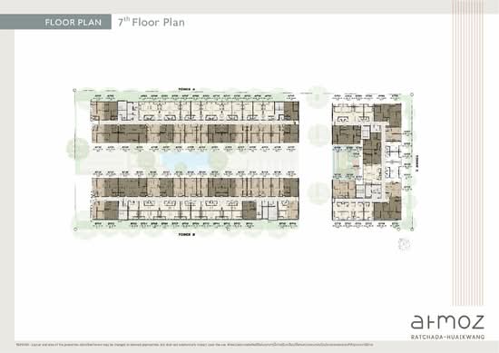 Atmoz Ratchada-Huaikwang : แอทโมซ รัชดา-ห้วยขวาง - Site Plan