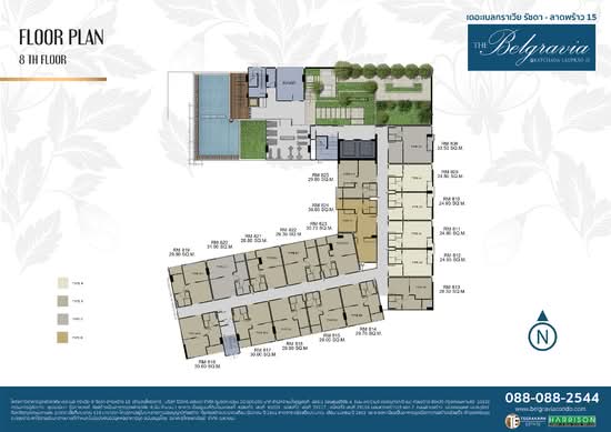 The Belgravia @ Ratchada-Ladprao 15 - Site Plan
