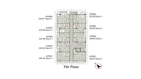 Penfield City Residence : เพนทาฟิลด์ ซิตี้ เรสซิเดนซ์ - Site Plan