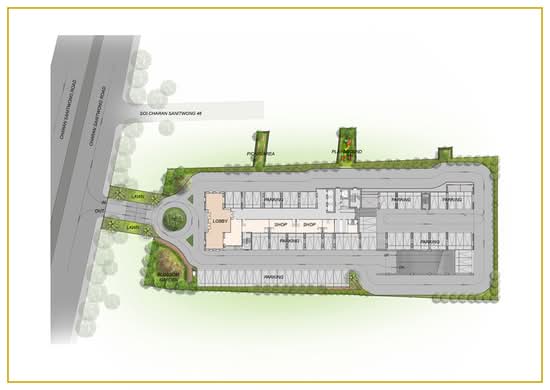 Thana Astoria Pinklao - Site Plan