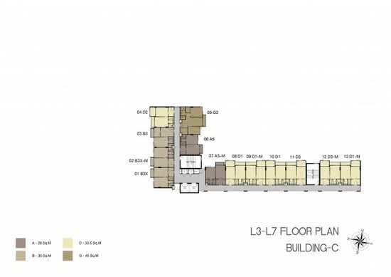 Niche Mono Ramkhamhaeng - นิช โมโน รามคำแหง - Site Plan
