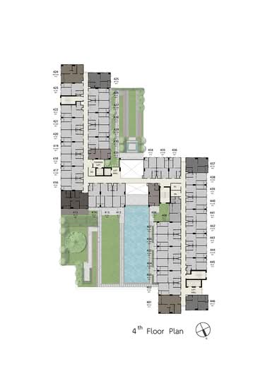 Notting Hill Hyde Park-Sapanmai : น็อตติ้ง ฮิลล์ ไฮด์ พาร์ค-สะพานใหม่ - Site Plan