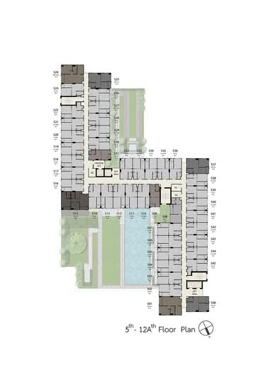Notting Hill Hyde Park-Sapanmai : น็อตติ้ง ฮิลล์ ไฮด์ พาร์ค-สะพานใหม่ - Site Plan