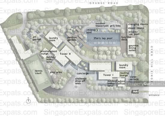 OUE Twin Peaks - Site Plan