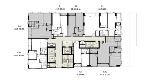 MUNIQ Sukhumvit 23 : มิวนีค สุขุมวิท 23 - Site Plan