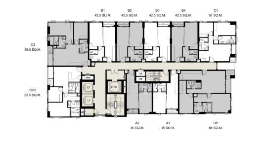 MUNIQ Sukhumvit 23 : มิวนีค สุขุมวิท 23 - Site Plan