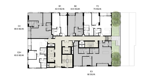 MUNIQ Sukhumvit 23 : มิวนีค สุขุมวิท 23 - Site Plan