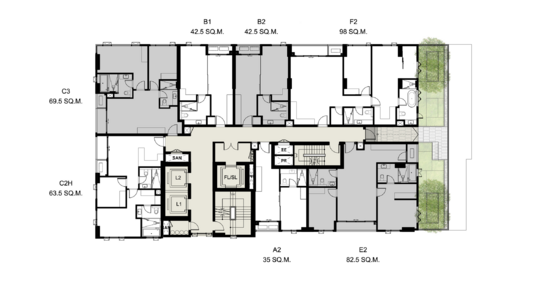 MUNIQ Sukhumvit 23 : มิวนีค สุขุมวิท 23 - Site Plan