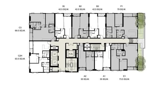 MUNIQ Sukhumvit 23 : มิวนีค สุขุมวิท 23 - Site Plan