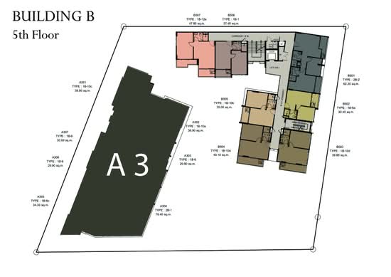 Silk Condominium Ao Nang : ซิลค์ คอนโดมิเนียม อ่าวนาง - Site Plan