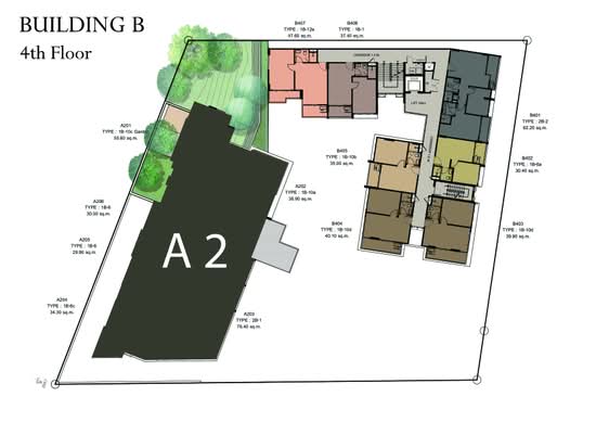 Silk Condominium Ao Nang : ซิลค์ คอนโดมิเนียม อ่าวนาง - Site Plan