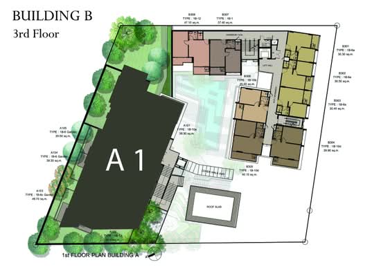 Silk Condominium Ao Nang : ซิลค์ คอนโดมิเนียม อ่าวนาง - Site Plan