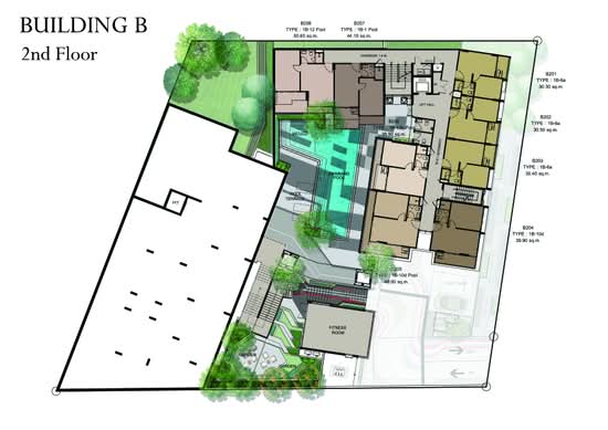 Silk Condominium Ao Nang : ซิลค์ คอนโดมิเนียม อ่าวนาง - Site Plan
