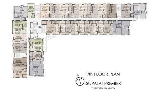 Supalai Premier Charoen Nakhon - Site Plan