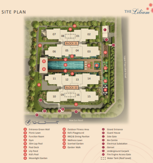 The Lilium - Site Plan