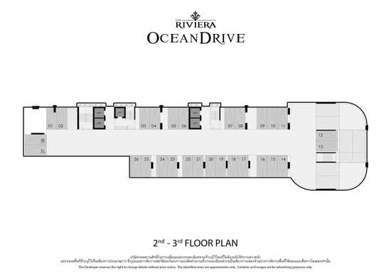 The Riviera Ocean Drive : เดอะ ริเวียร่า โอเชี่ยน ไดร์ฟ - Site Plan