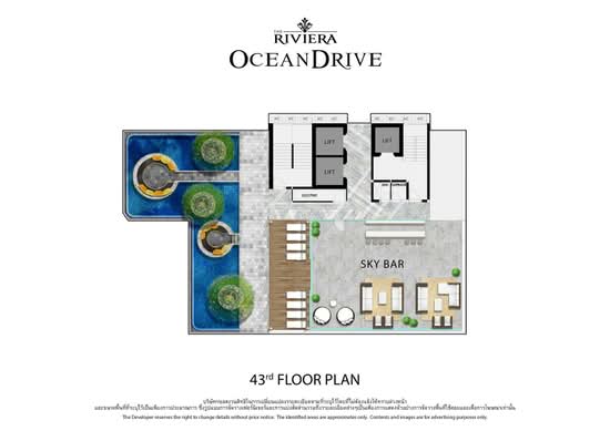 The Riviera Ocean Drive : เดอะ ริเวียร่า โอเชี่ยน ไดร์ฟ - Site Plan